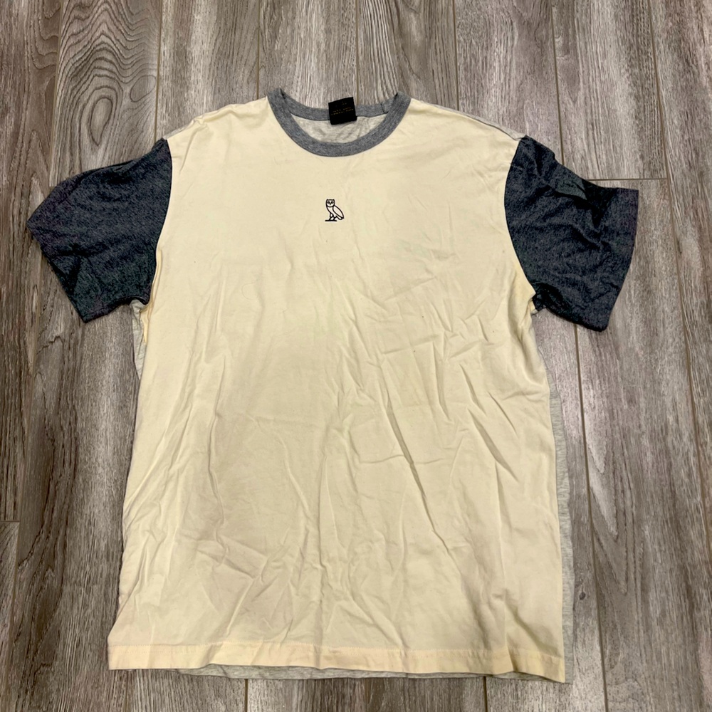 OVO OFF WHITE & GREY DRAKE T-SHIRT